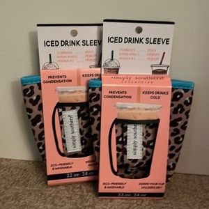 NWT Simply Southern Iced Drink Sleeve 22-24 oz.